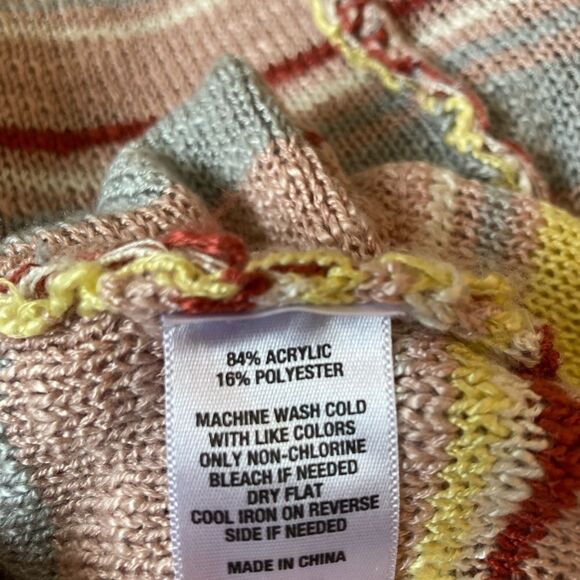 Wonderly cozy longer open cardigan / pockets & fringed bottom 🌺 - Picture 6 of 6